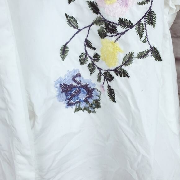 Sanctuary Spring Dani Embroidered White Button Up - Picture 6 of 12